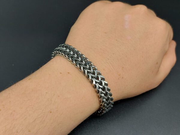 Panzerarmband Vierkant – Bild 4