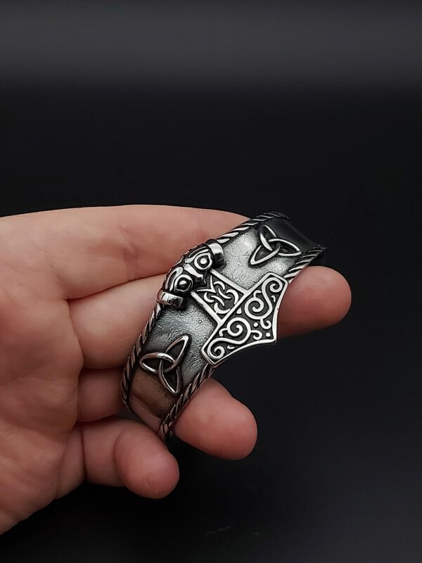 XL Thors Hammer Armreif – Bild 9