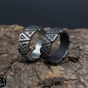 Wotansknoten in silber & grau