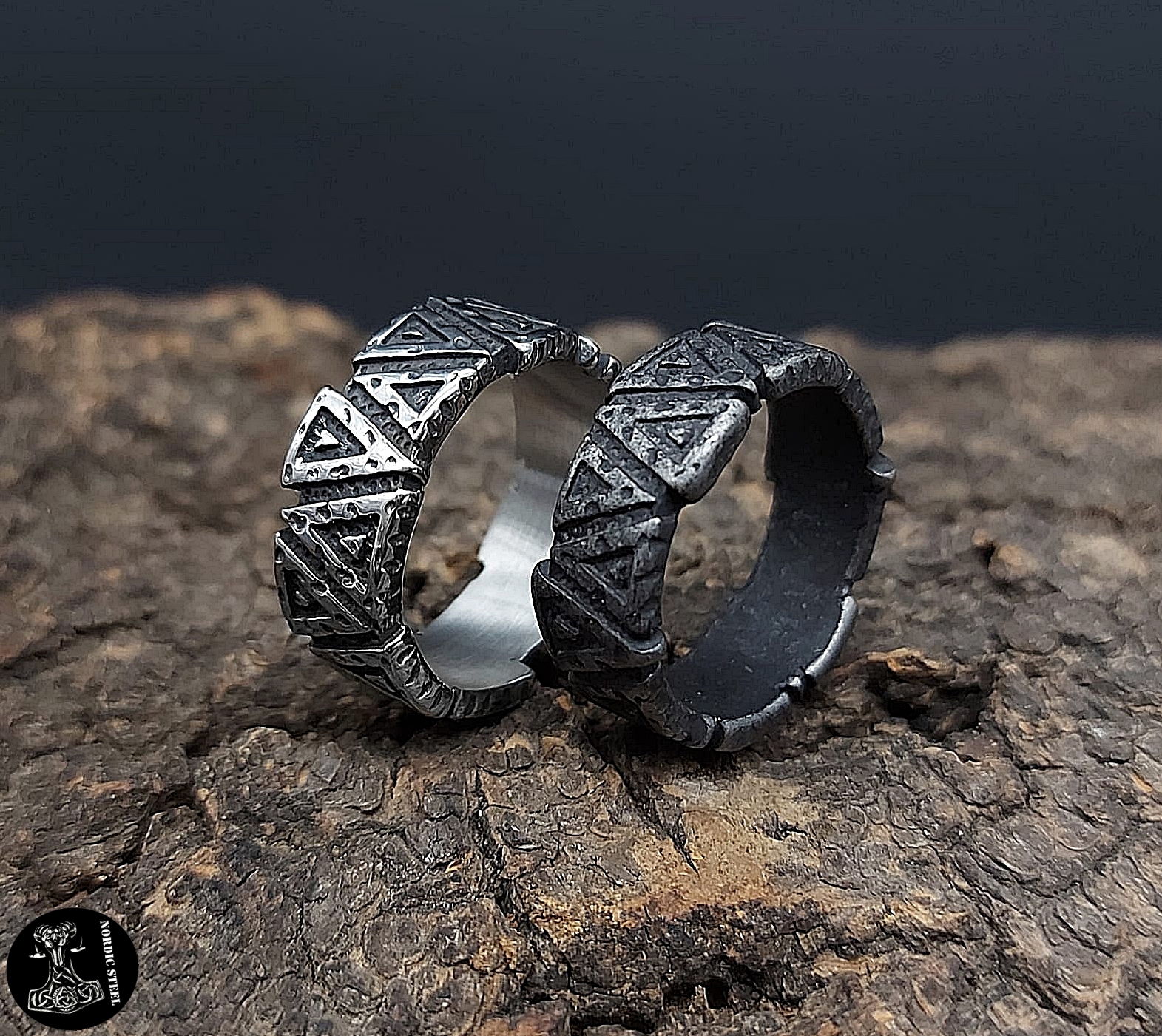 Wotansknoten in silber & grau