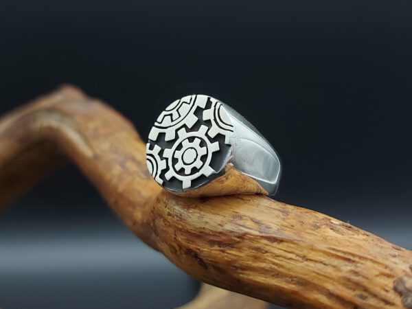 Zahnräder 925er Sterlingsilber – Bild 4