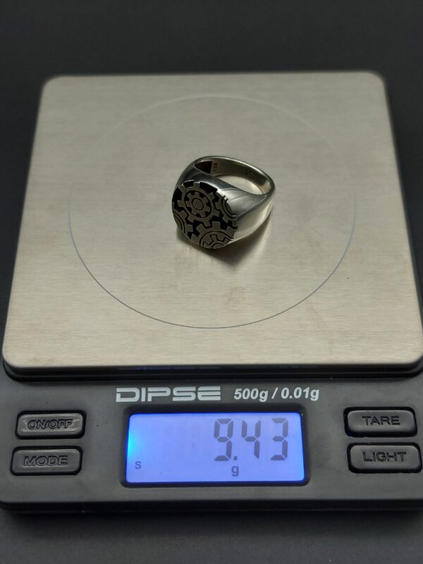 Zahnräder 925er Sterlingsilber – Bild 6