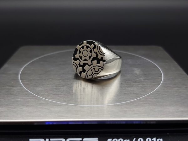 Zahnräder 925er Sterlingsilber – Bild 7