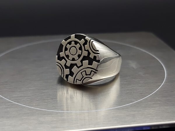 Zahnräder 925er Sterlingsilber – Bild 9