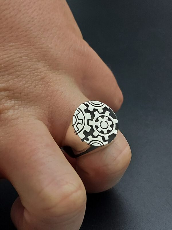 Zahnräder 925er Sterlingsilber – Bild 11