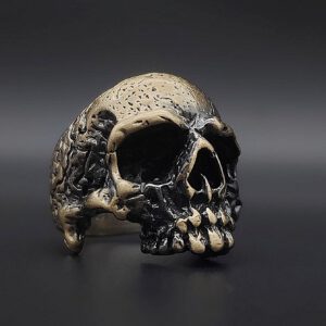 XXL Totenkopf Gold/Schwarz