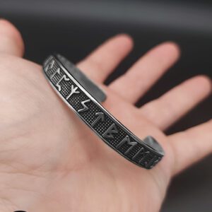 Runenschrift Glänzend Armreif