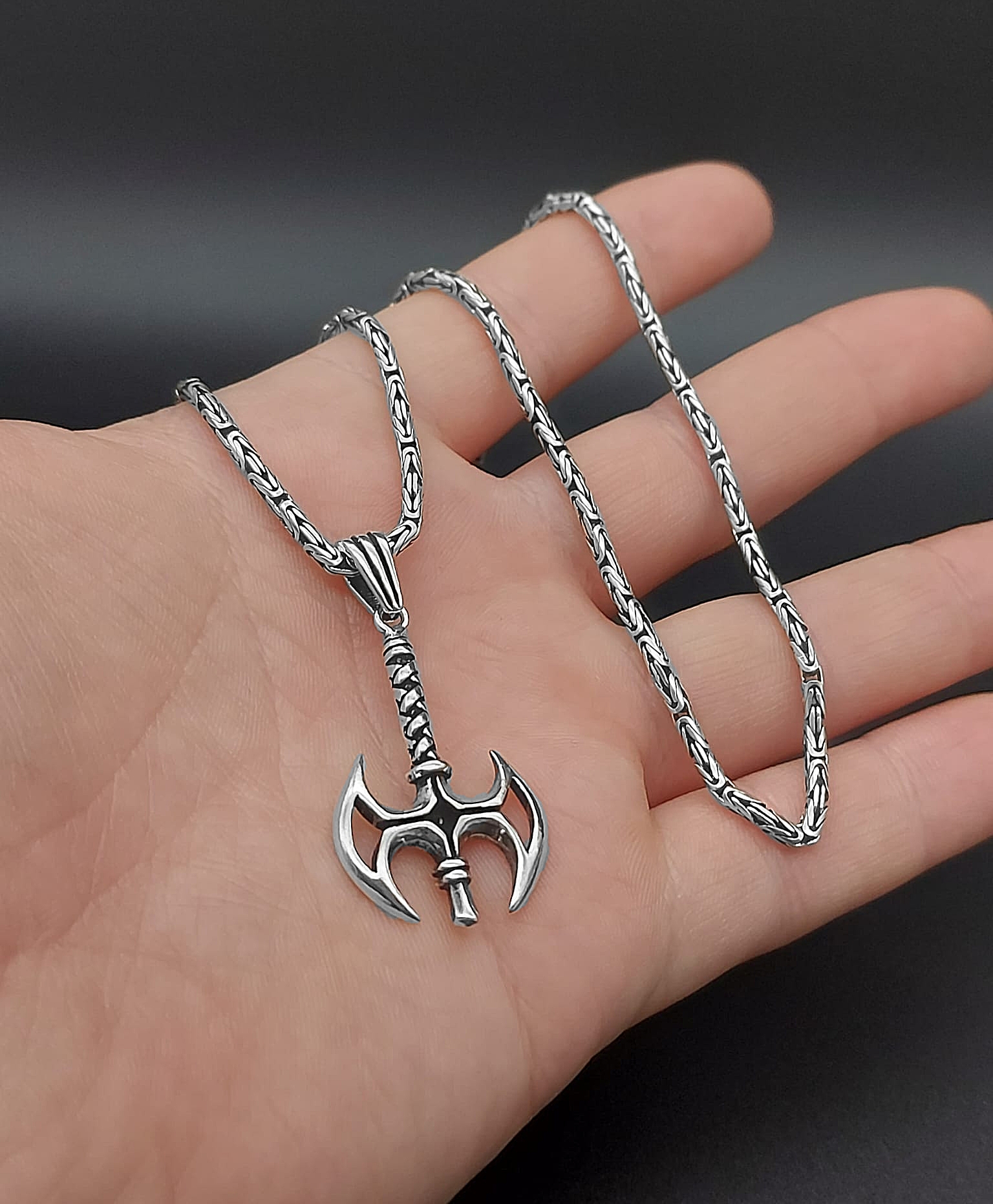 Streitaxt 5,6 Gramm Sterlingsilber 925er – Bild 6